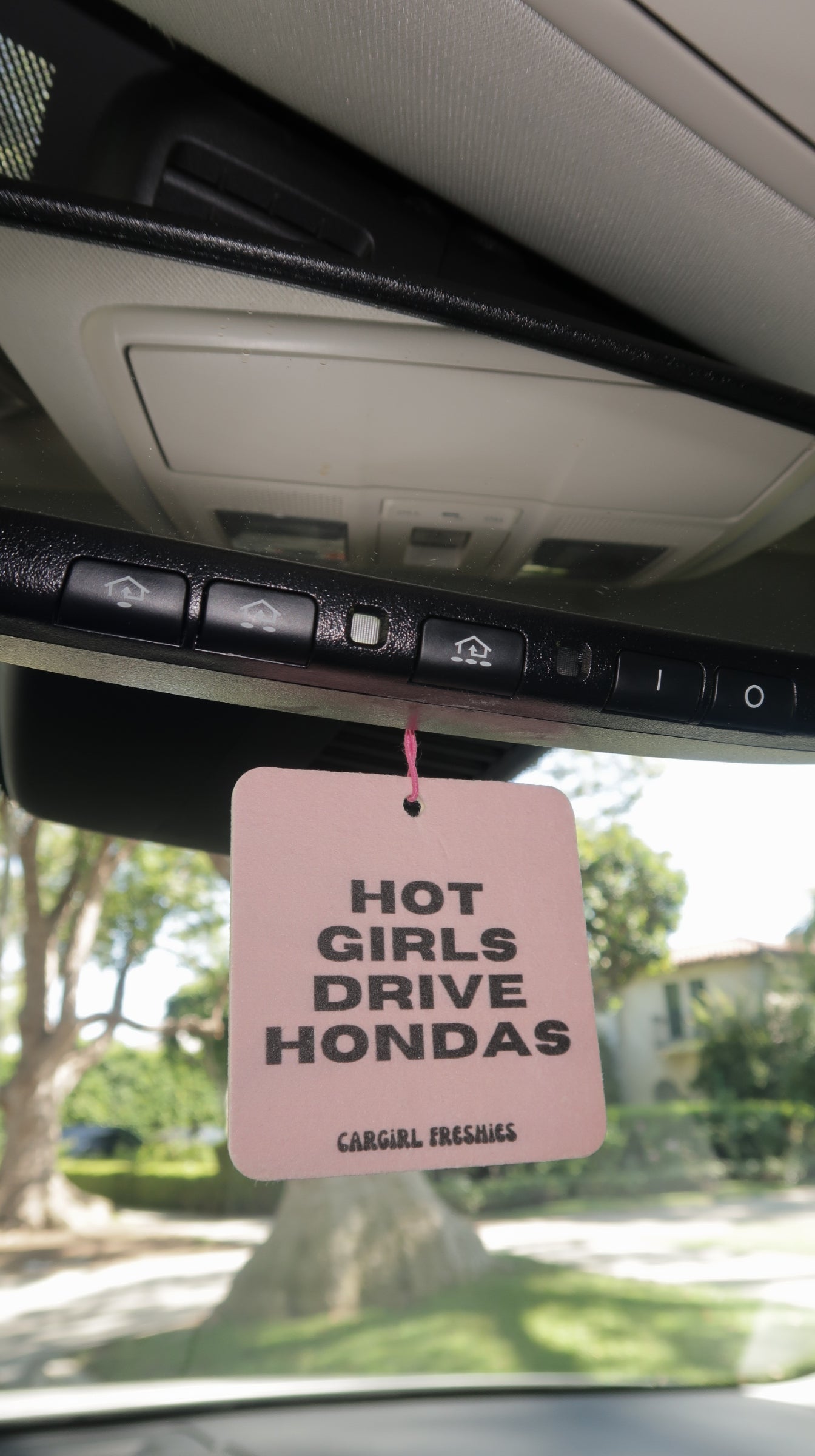 "Hot Girls Drive Hondas" Car Freshie 3-Pack – Vanilla Rose