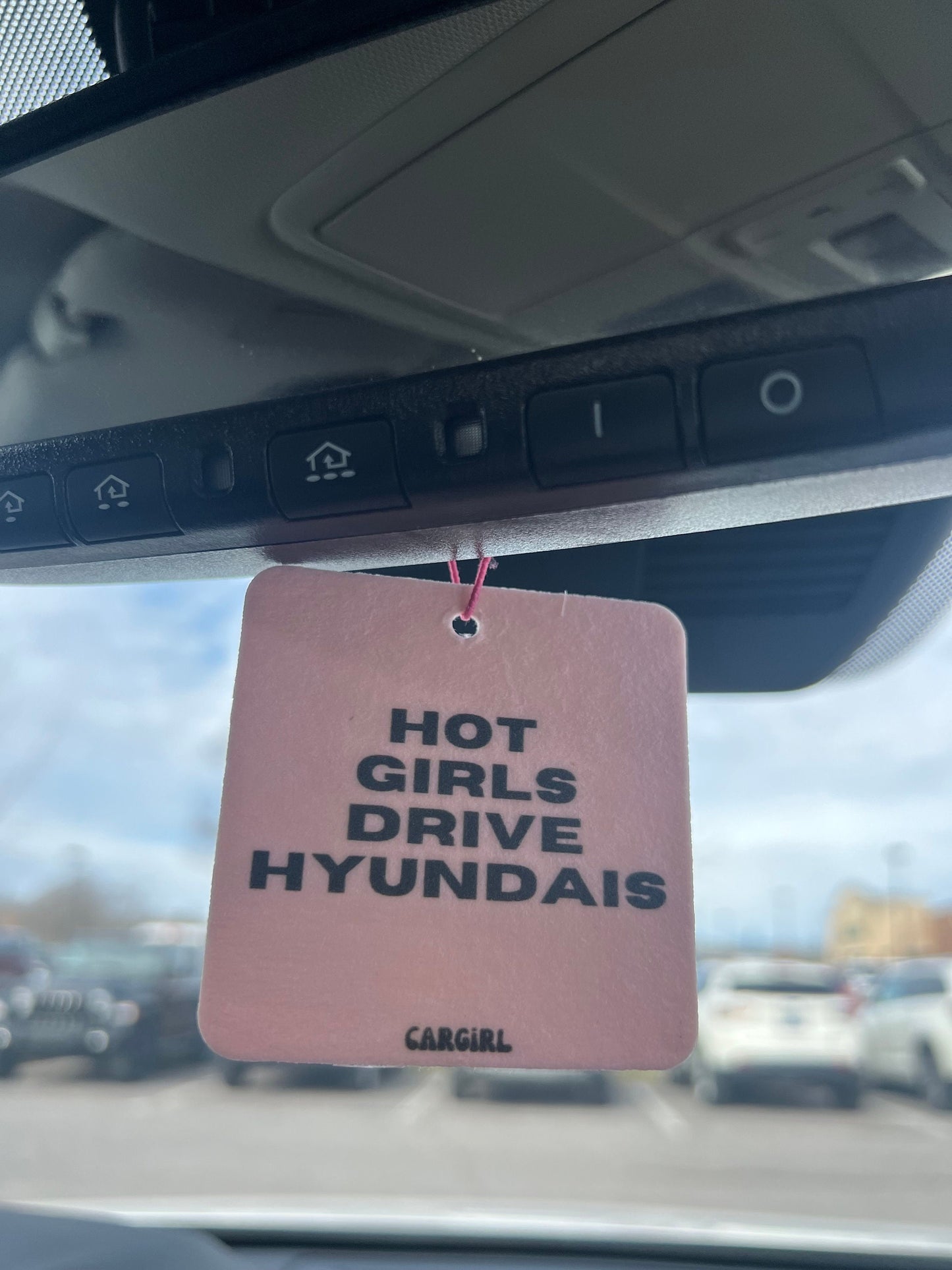 3-Pack Pink Vanilla Car Freshener | "Hot Girls Drive Hyundais"