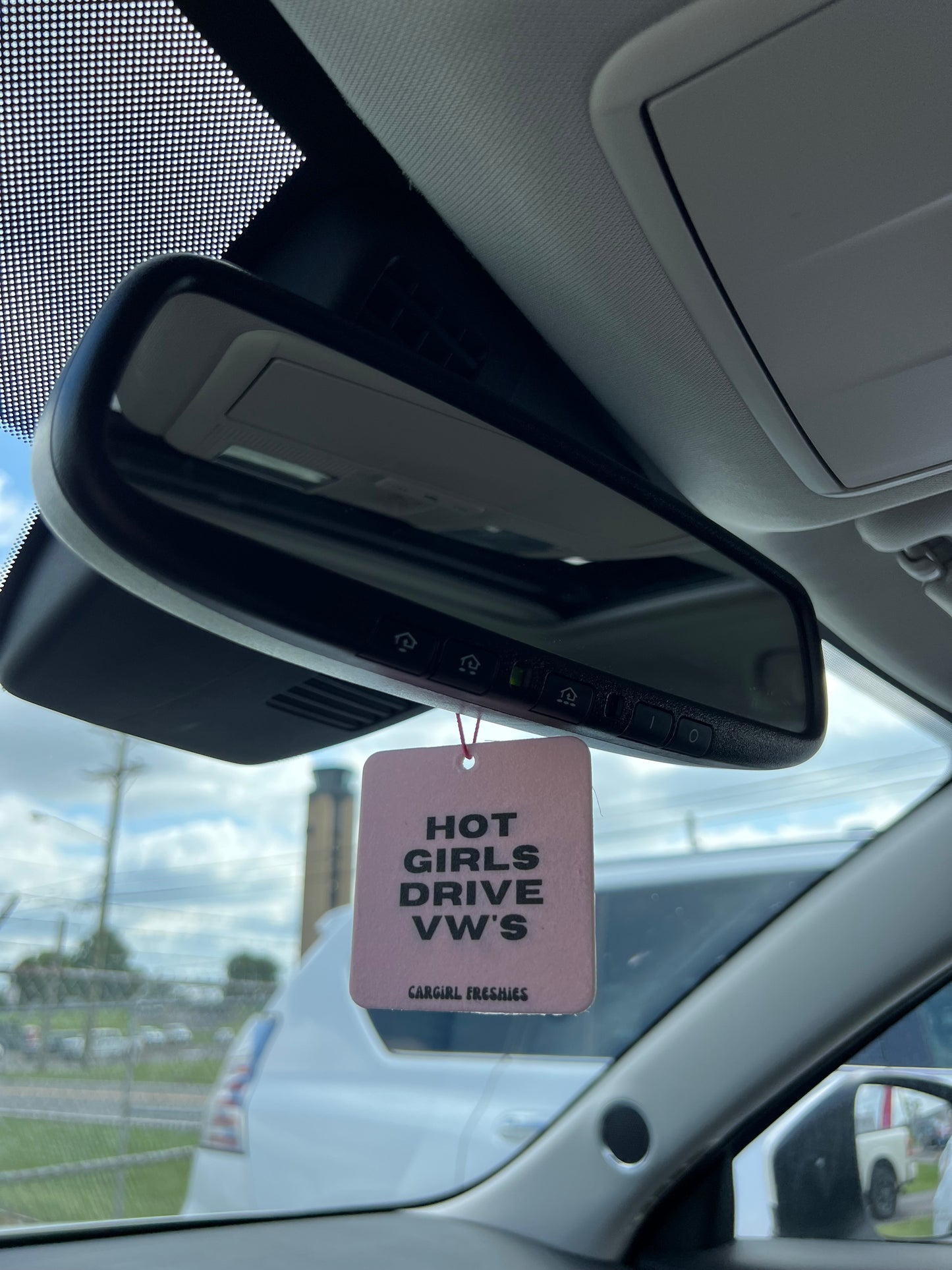 "Hot Girls Drive VW" Car Freshie 3-Pack – Vanilla Rose
