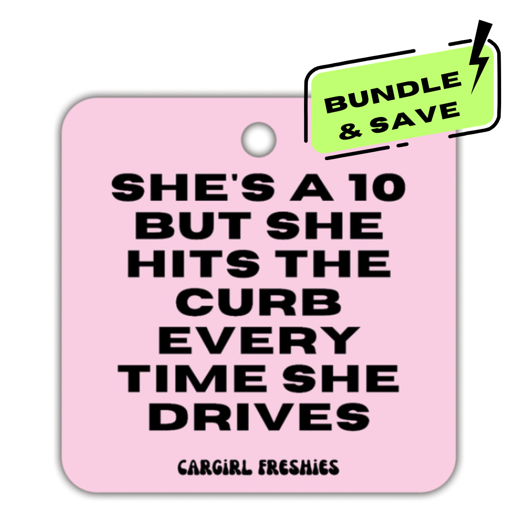 "She's a 10 But She Hits the Curb" 3-Pack – Vanilla Rose