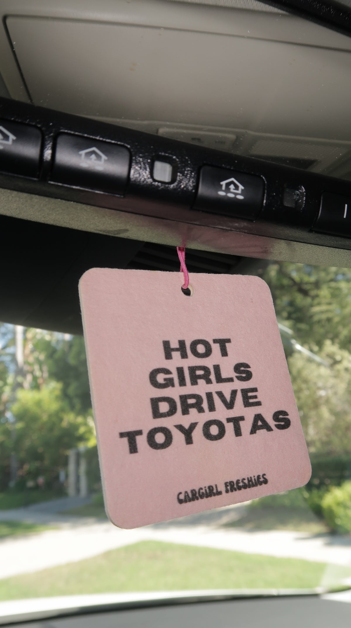 "Hot Girls Drive" Car Freshie 3-Pack – Vanilla Rose – Pick Your Car