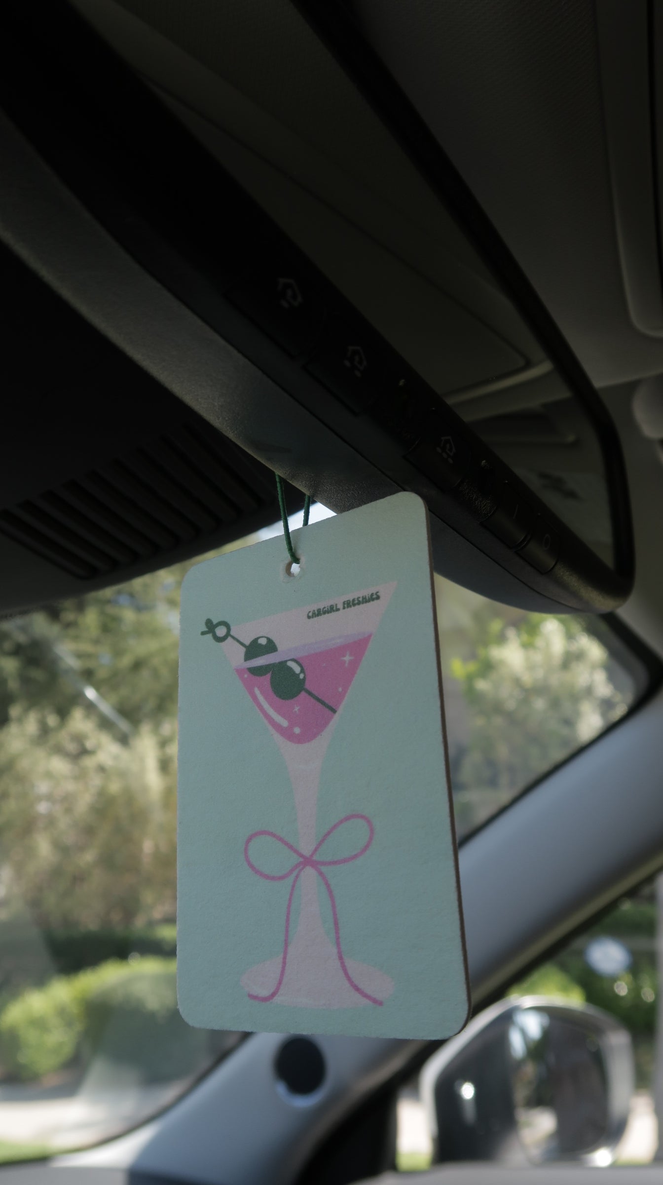 "Martini Girl" Car Freshie – Vanilla Rose