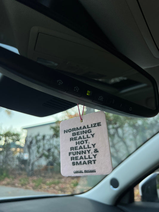 3-Pack Vanilla-Rose Scented Car Freshener Bundle, Funny Pink Accessories