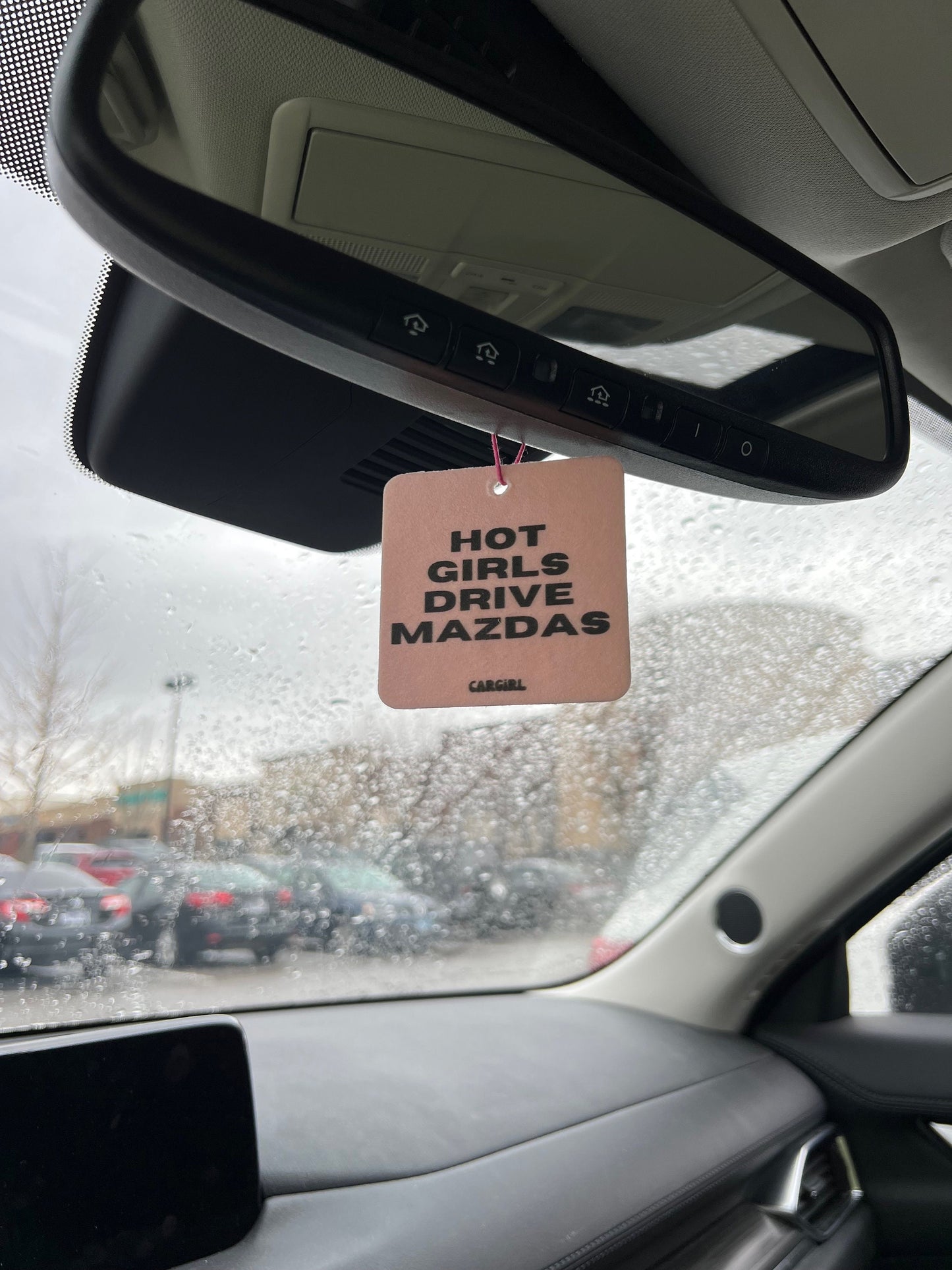Hot Girls Drive Mazdas Car Freshener 3-Pack | Vanilla Rose Scent