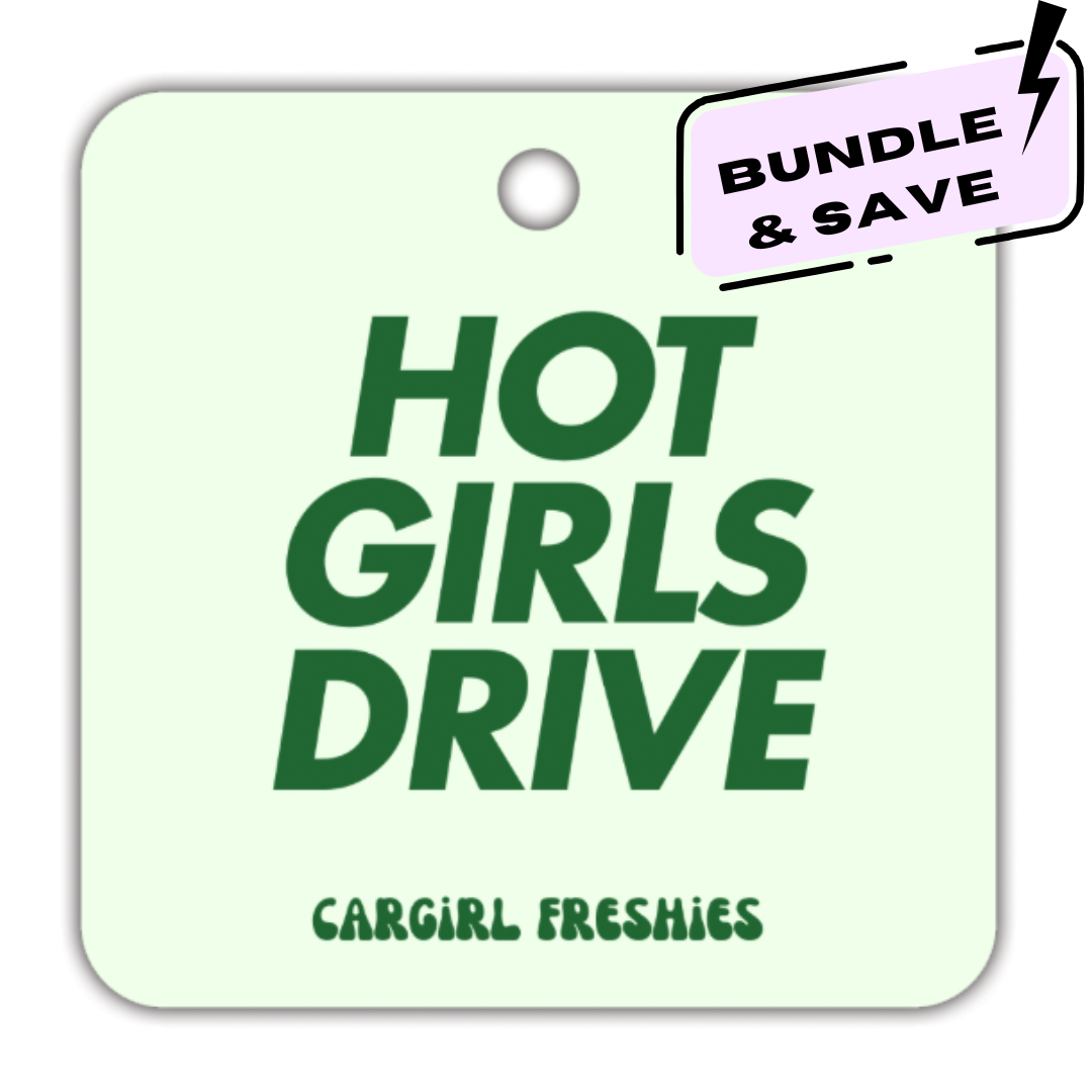 "Hot Girls Drive" Car Freshie 3-Pack – Melon Dew