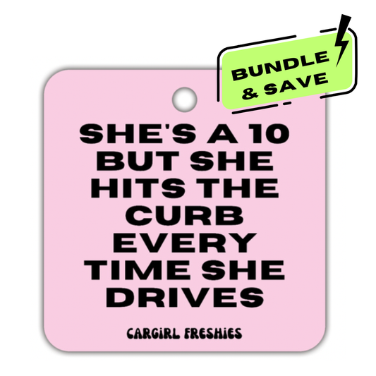 "She's a 10 But She Hits the Curb" 3-Pack – Vanilla Rose